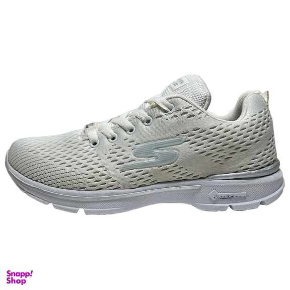 کفش پیاده روی زنانه مدل الیت رنگ سفید نقره‌ای