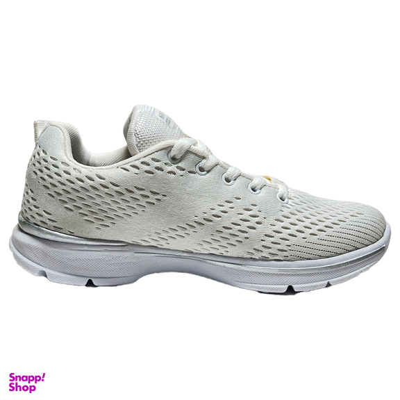 کفش پیاده روی زنانه مدل الیت رنگ سفید نقره‌ای