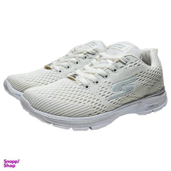 کفش پیاده روی زنانه مدل الیت رنگ سفید نقره‌ای