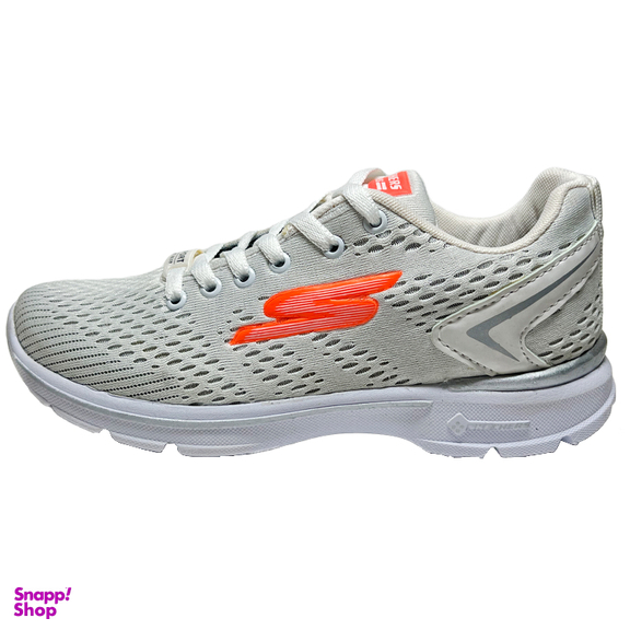 کفش پیاده روی زنانه مدل الیت رنگ سفید نارنجی