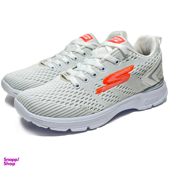 کفش پیاده روی زنانه مدل الیت رنگ سفید نارنجی