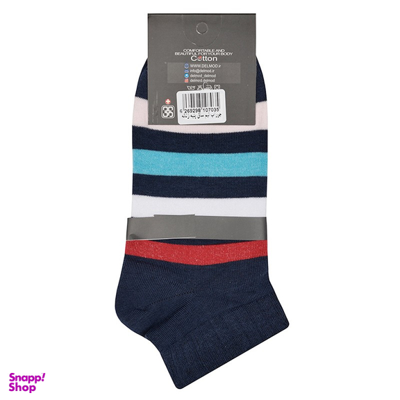 جوراب نخی نیم ساق زنانه دل مد (Delmod) کد 249011805