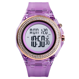 ساعت دیجیتال زنانه اسکمی مدل 1598purple