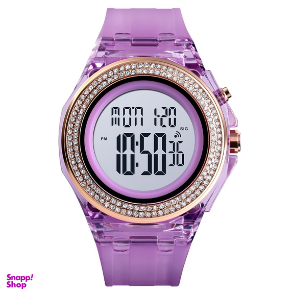 ساعت دیجیتال زنانه اسکمی مدل 1598purple