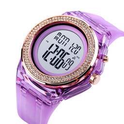 ساعت دیجیتال زنانه اسکمی مدل 1598purple