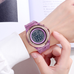 ساعت دیجیتال زنانه اسکمی مدل 1598purple