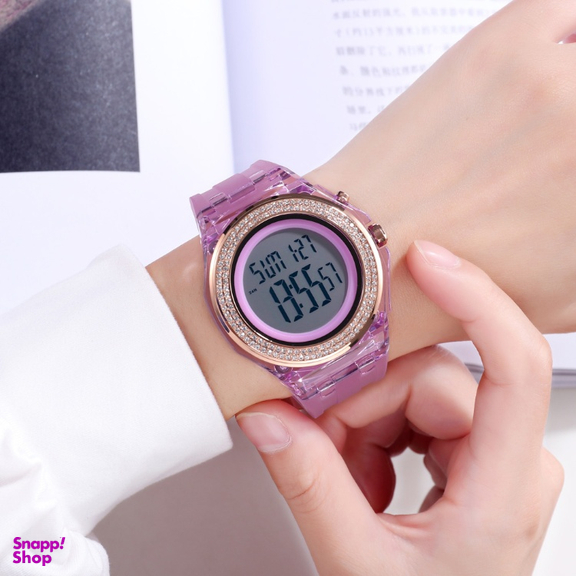 ساعت دیجیتال زنانه اسکمی مدل 1598purple
