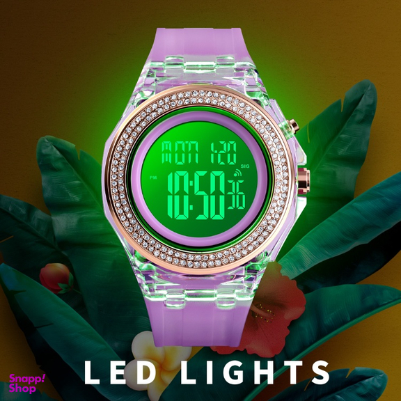 ساعت دیجیتال زنانه اسکمی مدل 1598purple