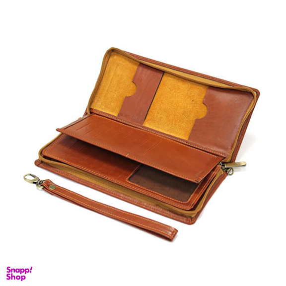 کیف پاسپورتی چرم طبیعی آروین چرم کد AR-710-