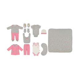 ست 13 تیکه نوزادی دخترانه نیلی مدل gol