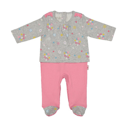 ست 13 تیکه نوزادی دخترانه نیلی مدل gol