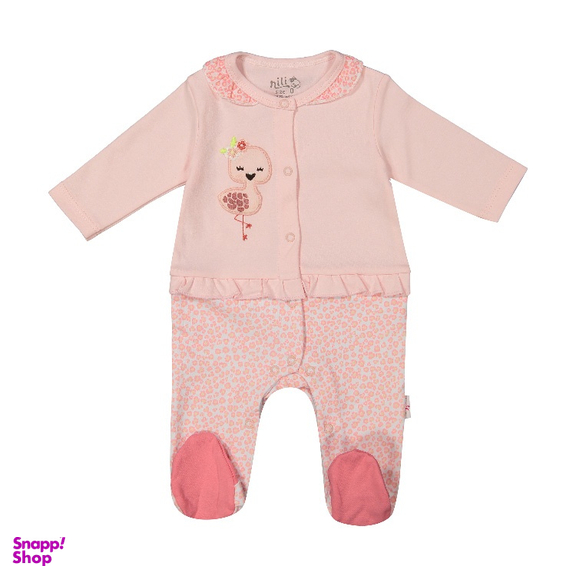 ست 13 تیکه نوزادی دخترانه نیلی مدل فلامینگو