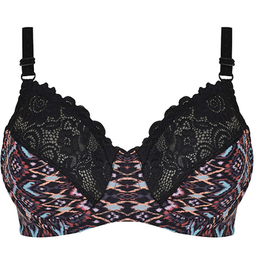 ست سوتین و شورت نخی گل دار زنانه کد 340008350