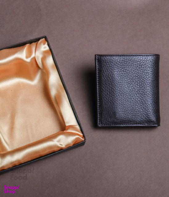 کیف پول چرم مردانه جای مخصوص سکه باجعبه کد mrch30015