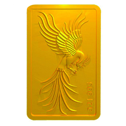 شمش طلا 24 عیار ایران شمش طرح سیمرغ کد 100000
