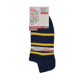 جوراب زنانه نخی دلمد (Delmod) طرح راه راه مدل مچی فری سایز