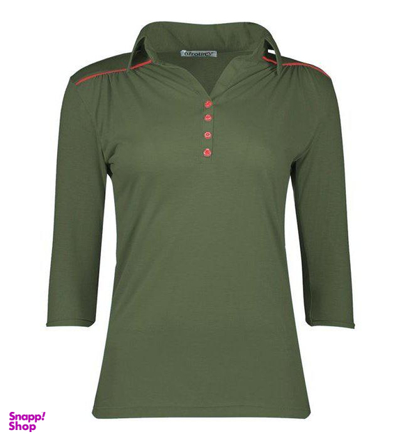 پلوشرت زنانه افراتین کد 7087 رنگ یشمی مناسب سایز 38 تا 42