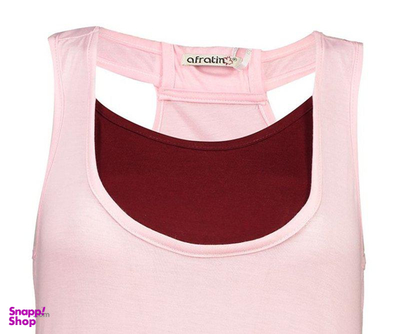 تاپ زنانه افراتین کد 1202 رنگ صورتی