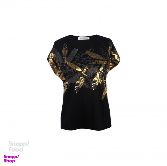 تی شرت زنانه زیبو (Zibo) مدل MV16 رنگ مشکی