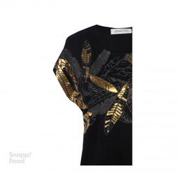 تی شرت زنانه زیبو (Zibo) مدل MV16 رنگ مشکی