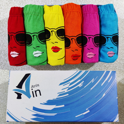 شورت زنانه آوین (Avin) مدل چاپی 09 مجموعه 6 عددی