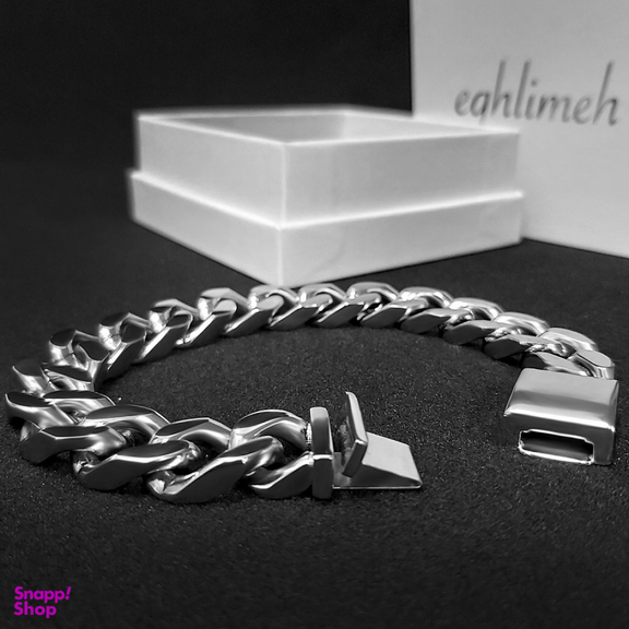 دستبند استیل مردانه اقلیمه (Eghlimeh) مدل DS517