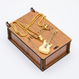 گردنبند بهارگالری (Bahar Gallery) طرح گیتار الکتریک کد 208130