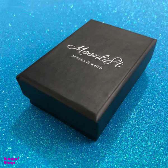 گوشواره زنانه مون لایت (Moon Light) مدل تک نگین کد E1218