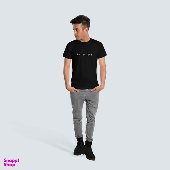 تیشرت آستین کوتاه مردانه به رسم (Behrasm) مدل Friends کد 0004