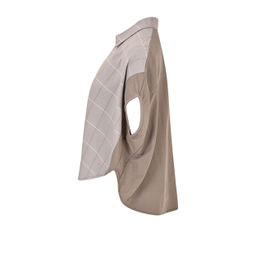 شومیز آستین کوتاه زنانه بادی اسپینر (Body Spinner) مدل 2895 رنگ طوسی