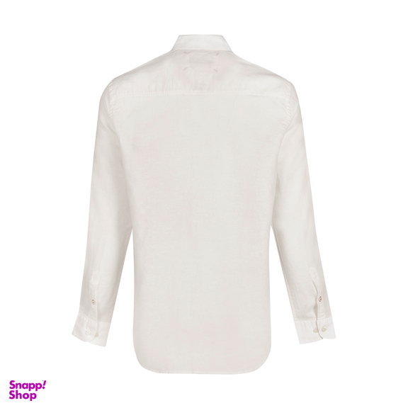 پیراهن آستین بلند مردانه بادی اسپینر (Body Spinner) مدل 1122 رنگ سفید