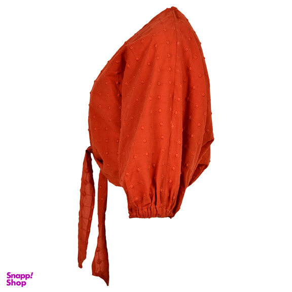 بلوز آستین بلند زنانه بادی اسپینر (Body Spinner) مدل 3626 رنگ آجری