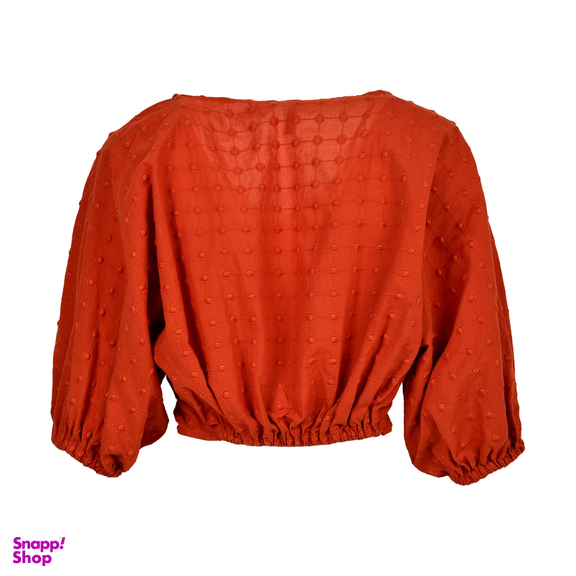 بلوز آستین بلند زنانه بادی اسپینر (Body Spinner) مدل 3626 رنگ آجری