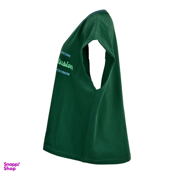 تاپ تیشرتی زنانه بادی اسپینر (Body Spinner) مدل 3987 رنگ آبی