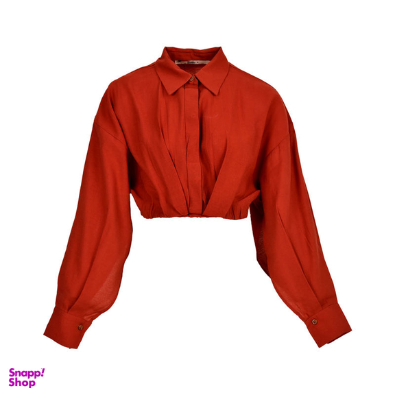 شومیز آستین بلند زنانه بادی اسپینر (Body Spinner) مدل 3628 رنگ آجری