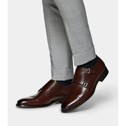 کفش مردانه سوت ساپلای (Suitsupply) مدل Double Monk Strap رنگ قهوه ای