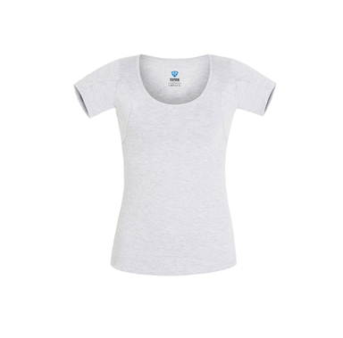 تیشرت زنانه تاپیک (Topick) مدل ملانژ روشن