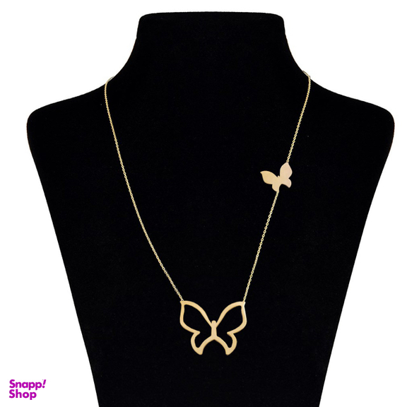 گردنبند طلا 18 عیار زنانه شمیم گلد گالری مدل N-SG52