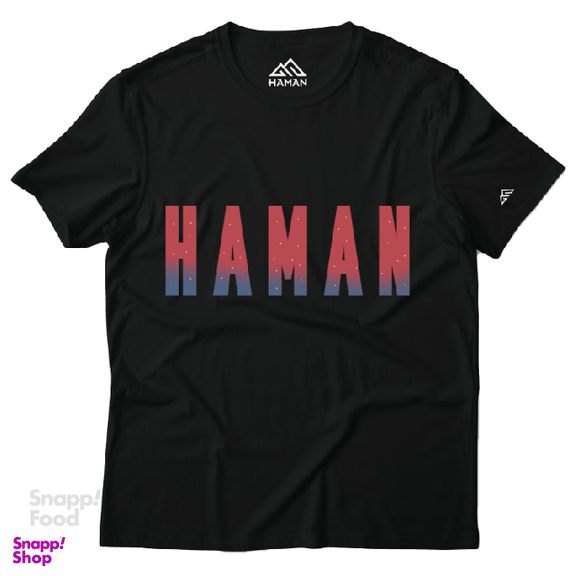 تیشرت آستین کوتاه مردانه هامان (Haman) مدل طیف رنگ مشکی