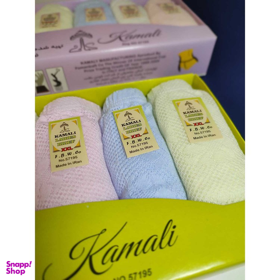 شورت زنانه کمالی مدل توری کد k015 مجموعه 6 عددی