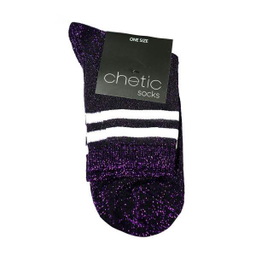 جوراب زنانه چتیک (Chetic) طرح تنیس لمه مدل Rg-C 967 رنگ بنفش