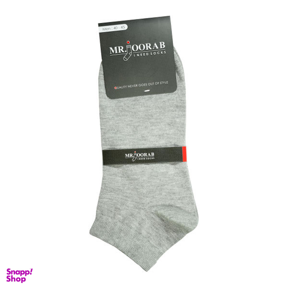 جوراب مردانه مستر جوراب (Design) مدل Rg-Mr 103 رنگ طوسی