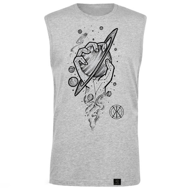 تاپ مردانه 27 مدل زحل کد H21 رنگ طوسی