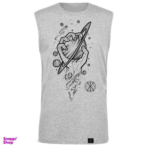 تاپ مردانه 27 مدل زحل کد H21 رنگ طوسی