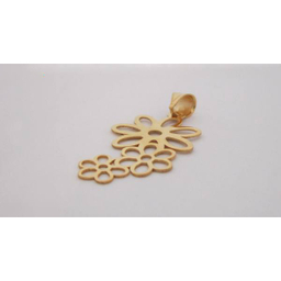 آویز گردنبند طلا 18 عیار شمیم گلد گالری مدل N-Sg38