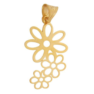 آویز گردنبند طلا 18 عیار شمیم گلد گالری مدل N-Sg38