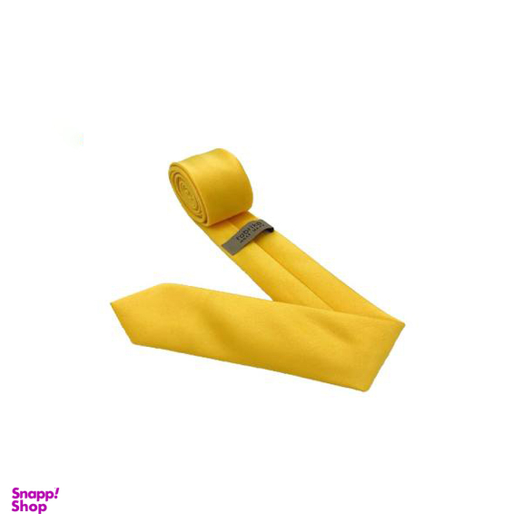 کراوات ساتن ساده هکس ایران (Hex Iran) مدل Ks-Yellow