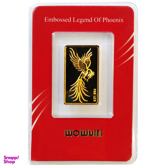 شمش طلا 24 عیار ایران شمش طرح سیمرغ کد 1