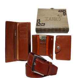 ست هدیه چرم زانکو (Zanko Leather) مدل ایرانا