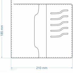 کیف پول چرم دیاکو (Diako Leather) مدل 245